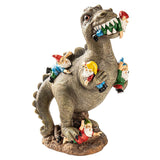 Garden Dinosaur Statue Gnome Funny Dwarf, Fairy Garden Courtyard Sculpture, Statue Sculpture Home Outdoor, Garden Statues Outdoor