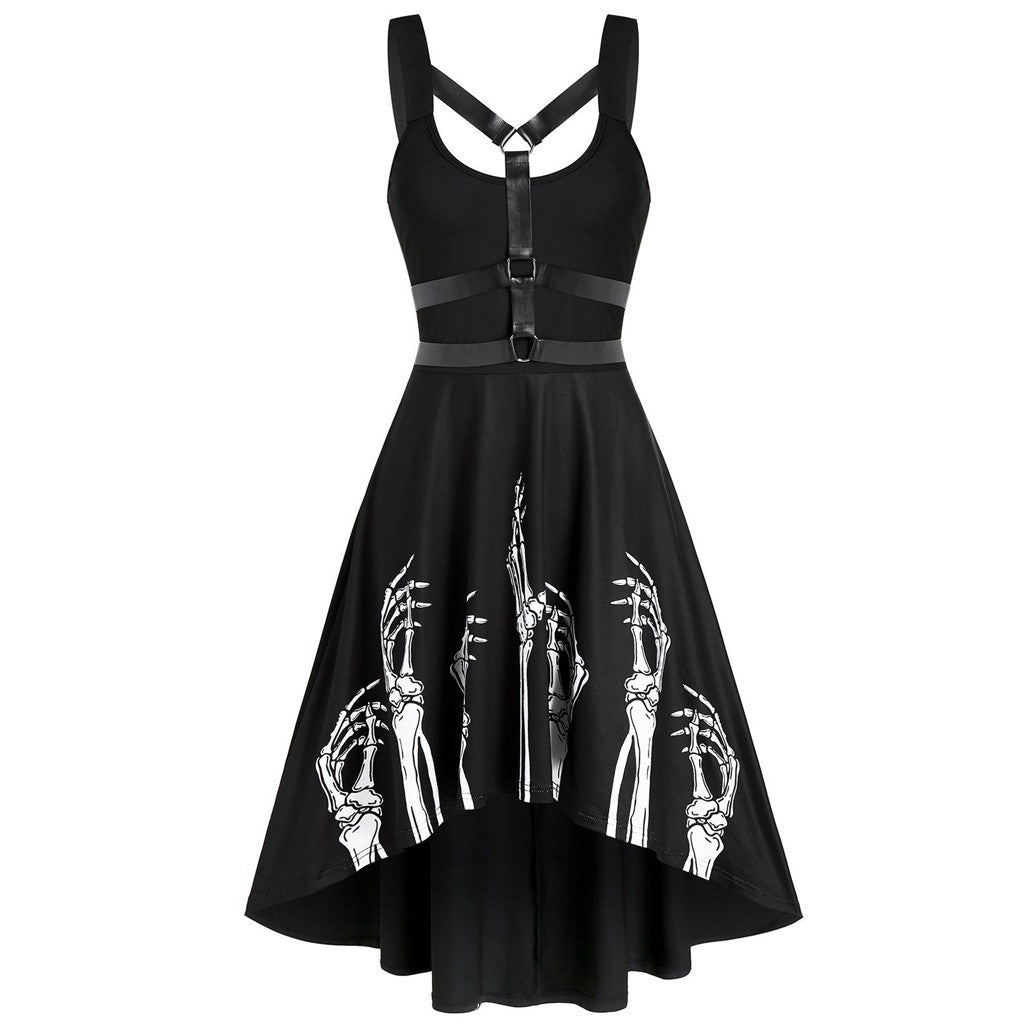 Gothic Dress A-Line Embroidery Halloween