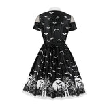 Gothic Party Mesh Patchwork Dress
