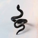 Goth Snake Ring Adjustable