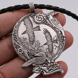 Raven Crow Amulet Viking Necklace