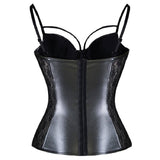 Sexy Corset Synthetic Leather Lace Steampunk