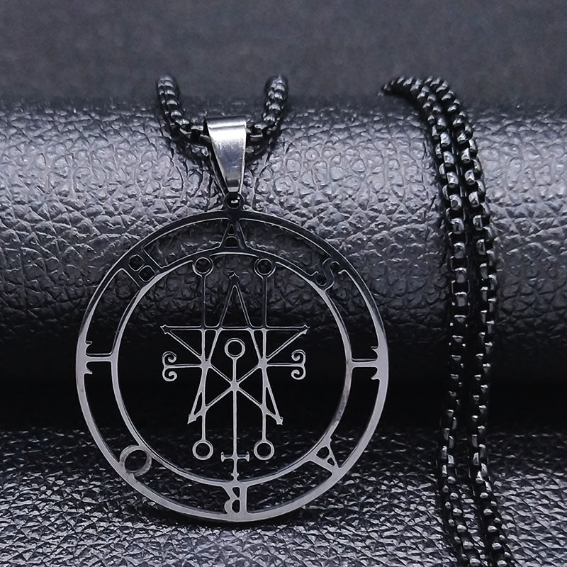Necklace Solomon Demon Seal Satan Jewelry