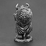 Antique Viking Norse Odin Copper Pendant Necklace