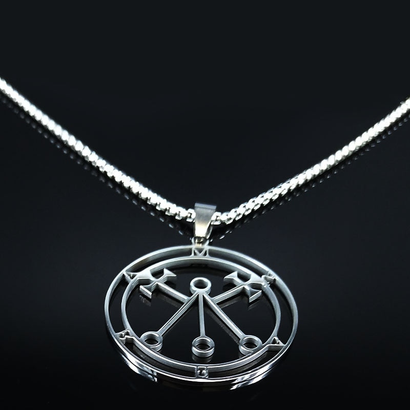 Necklace Marbas Lazer Key Baphomet Seal