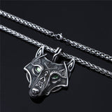 Vikings Wolf Rune Necklaces