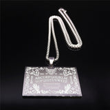 Witchcraft Ouija Board Stainless Steel Necklace