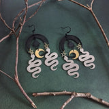 Snake Earrings Witchy