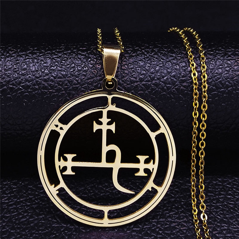 Demon Seal Necklace Satan Lilith Necklaces