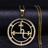 Demon Seal Necklace Satan Lilith Necklaces