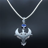 Viking Moon Goddess Stainless Steel Necklace