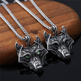 Vikings Wolf Rune Necklaces