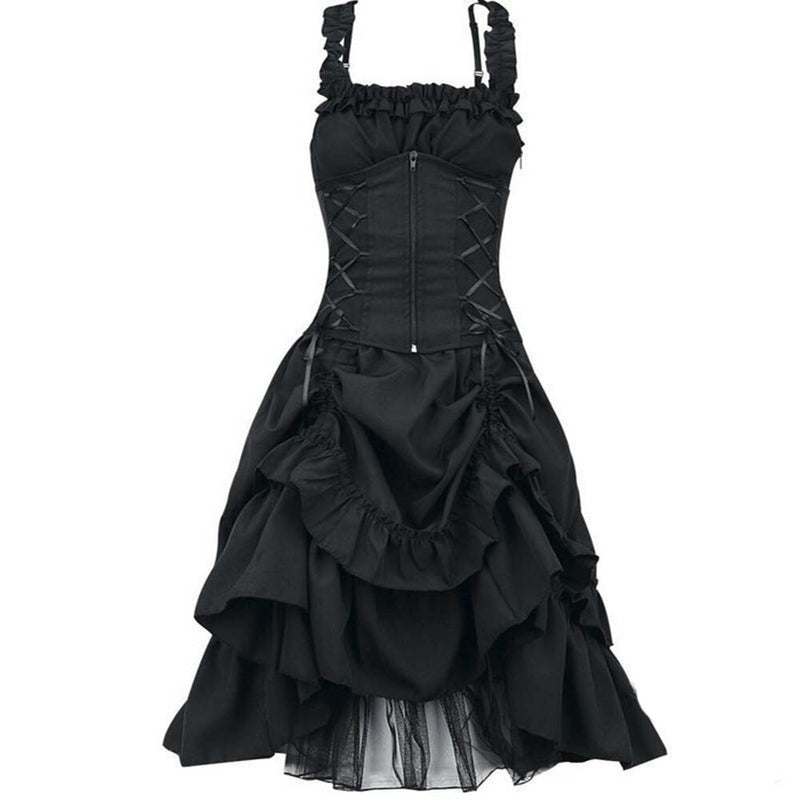 Gothic Sexy Dresses Strappy Bandage
