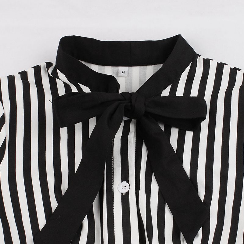 Vintage Stripe Midi Dress