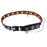 Gothic Black Adjustable Belt