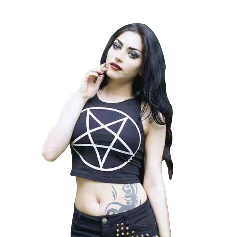 Pentagram Crop Top