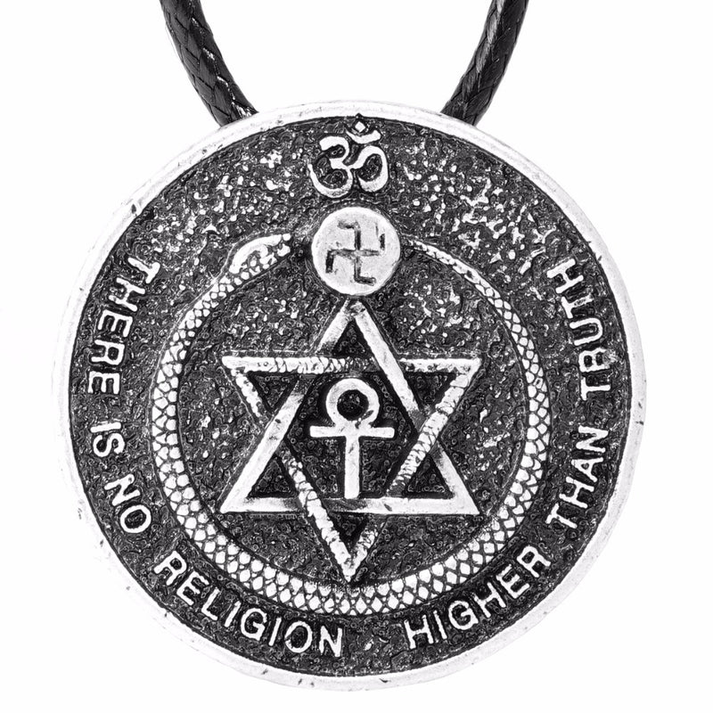 Pendant Necklace Star Ouroboros