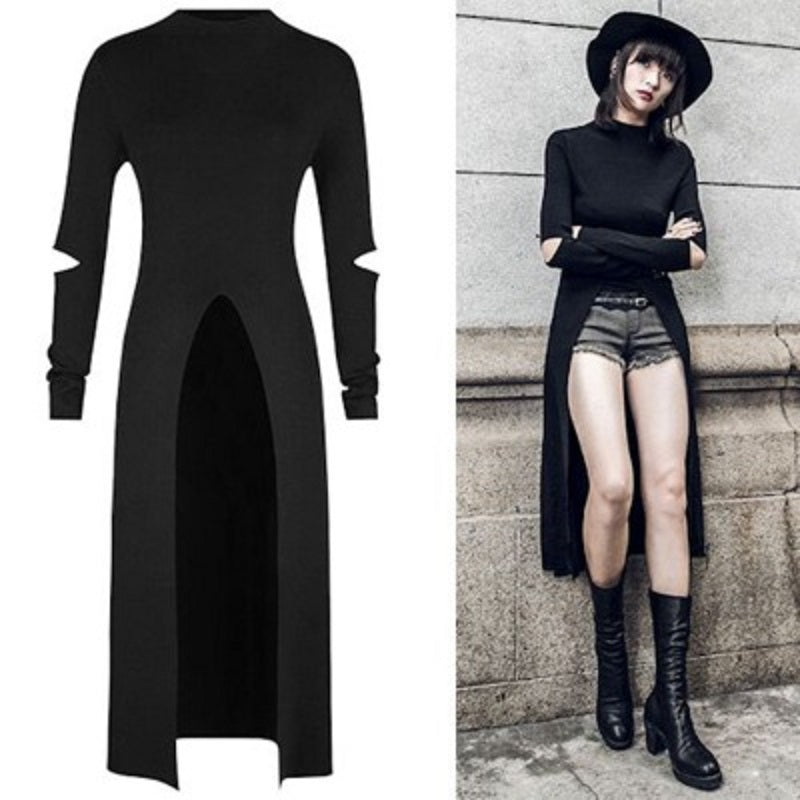 Street Wear Long Sleeve Bodycon Dress