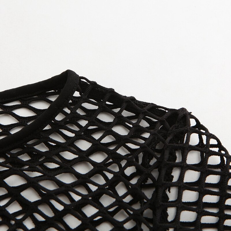 Mesh See Through Sets Two Piece