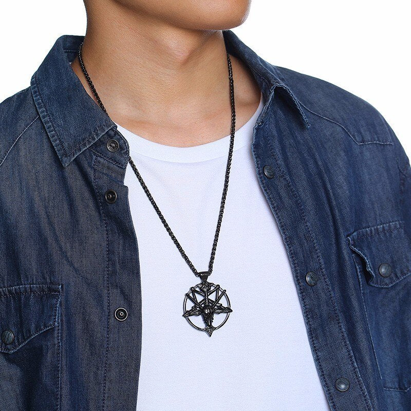 Pendant Vintage Satanism Occult Necklace