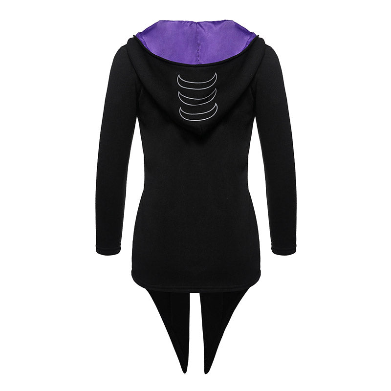 Goth Hoodie Sweatshirt Hooded Plus Size