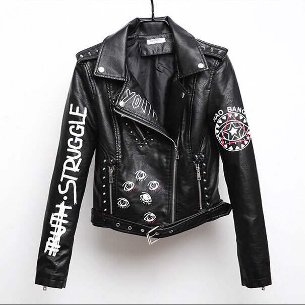 Women Faux Leather Jacket