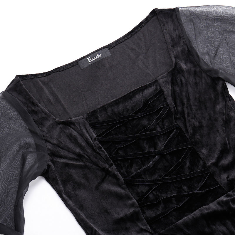 High Waist Plain Mesh Dresses