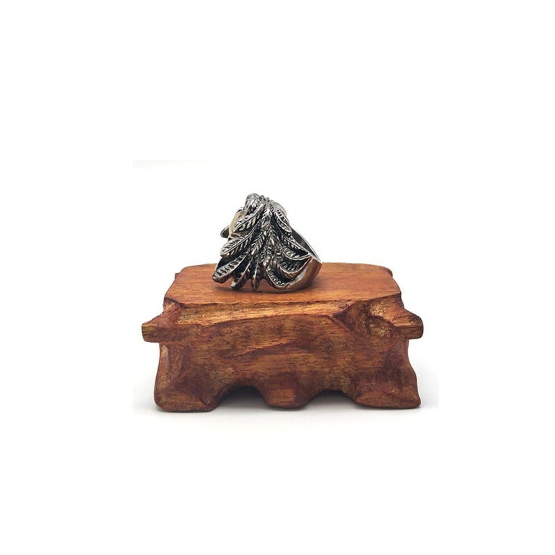 Skull Skeleton Wing Finger Ring Angel