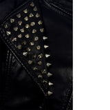 Punk Rivet Faux Leather PU Jacket