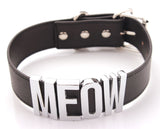 Meow Costume Black Choker Necklace