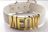 Meow Costume Black Choker Necklace