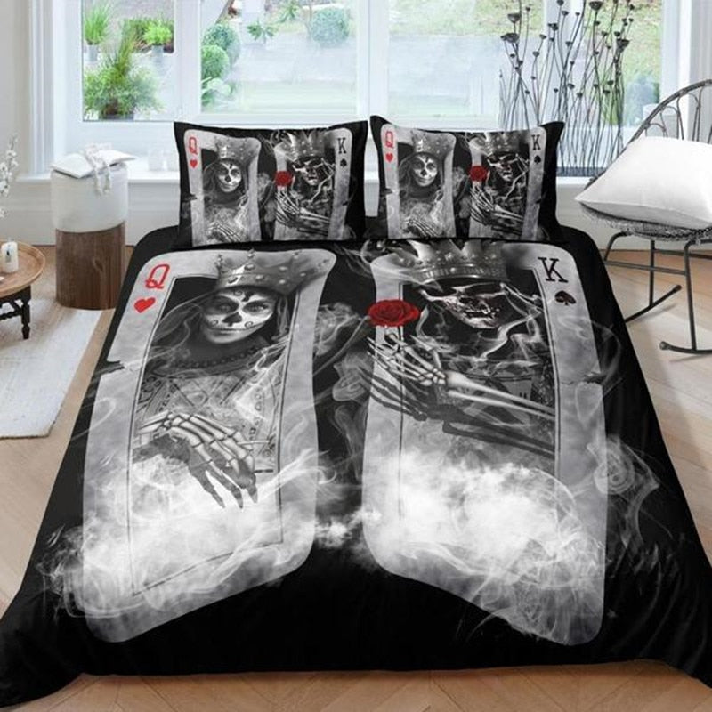 Skull Bedding Sets Queen