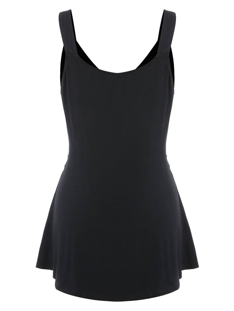 Buckled Zip Up Tank Top