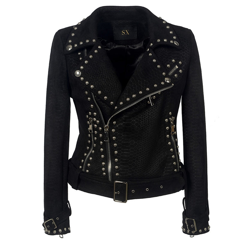 Gothic Faux Leather PU Jacket