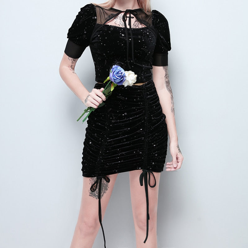 Sexy Mesh Bandage Bodycon