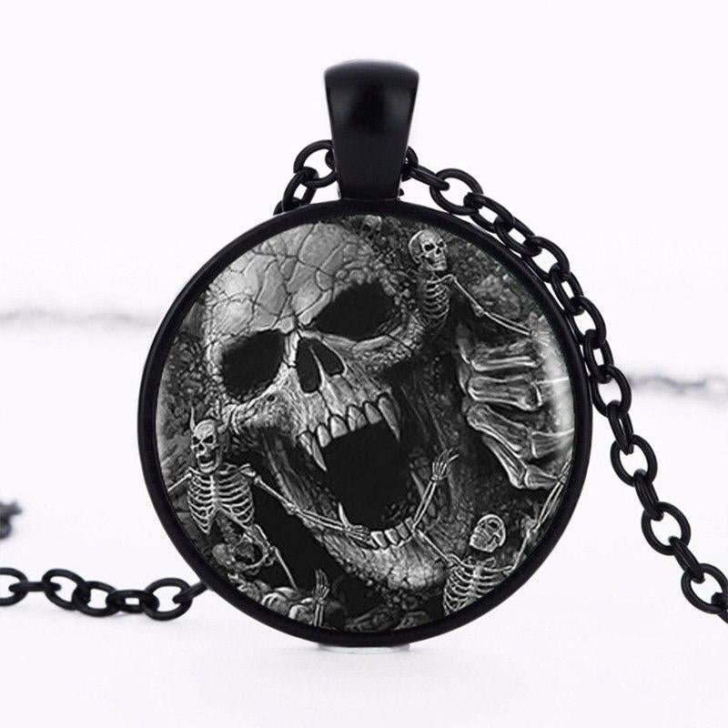 Necklace Pendant Skeleton Skull