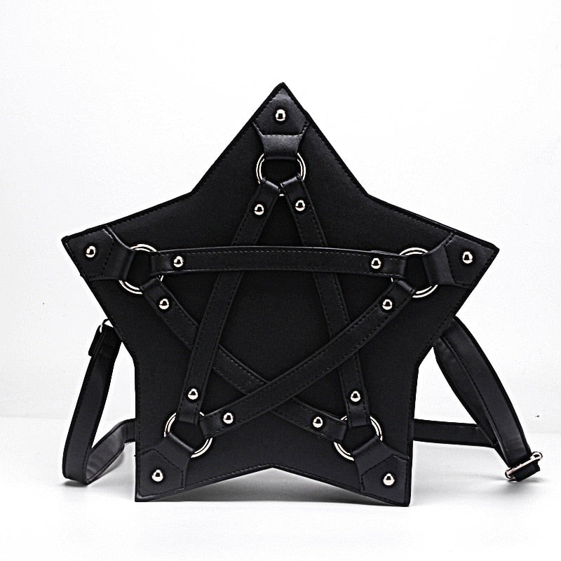 Gothic Pentagram Shoulder Bag