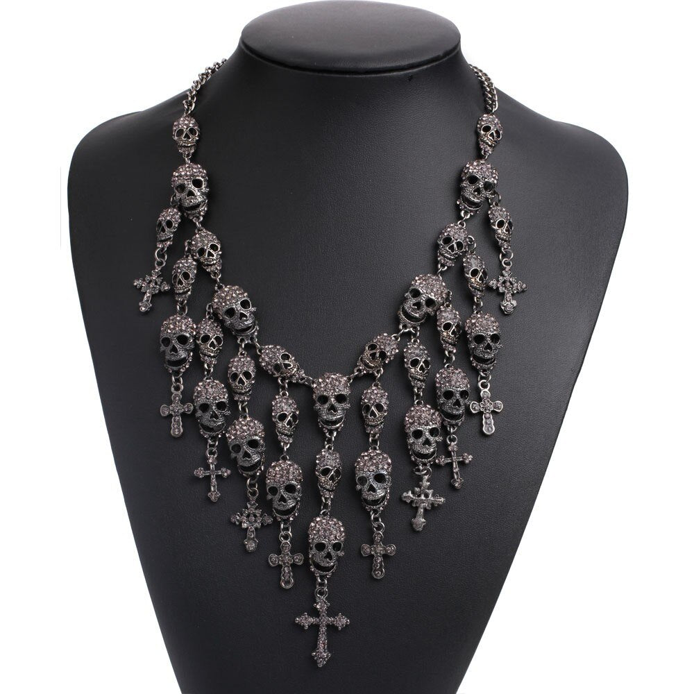 Skull Heads Necklace