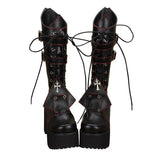 Women Gothic Platform Waterproof Boots