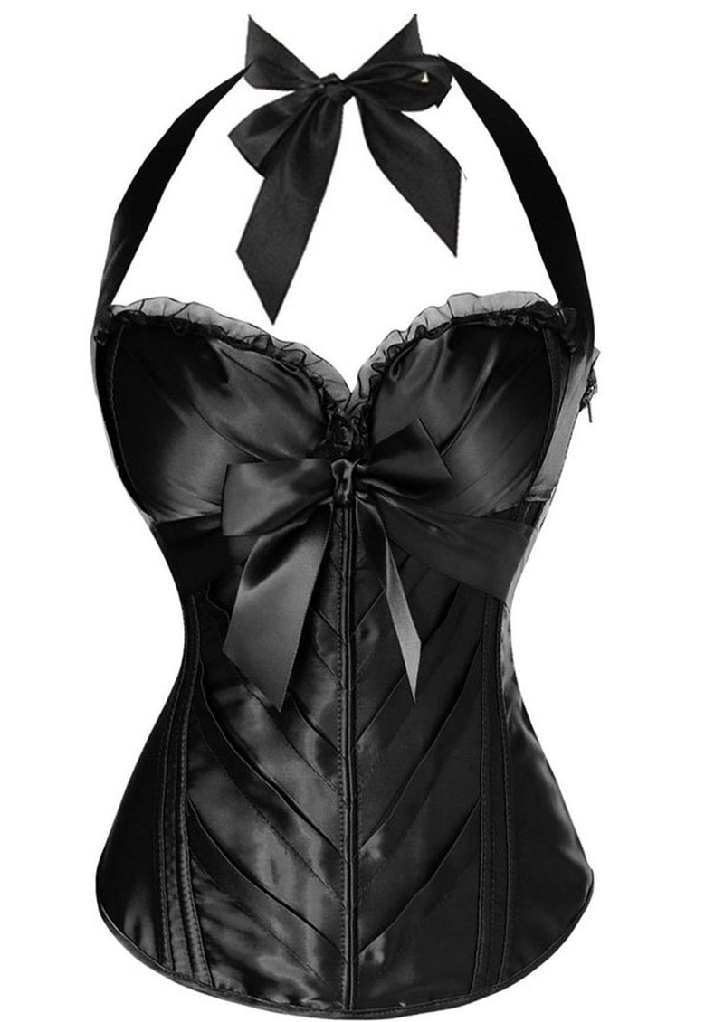 Retro Black Bustier Bodyshaper