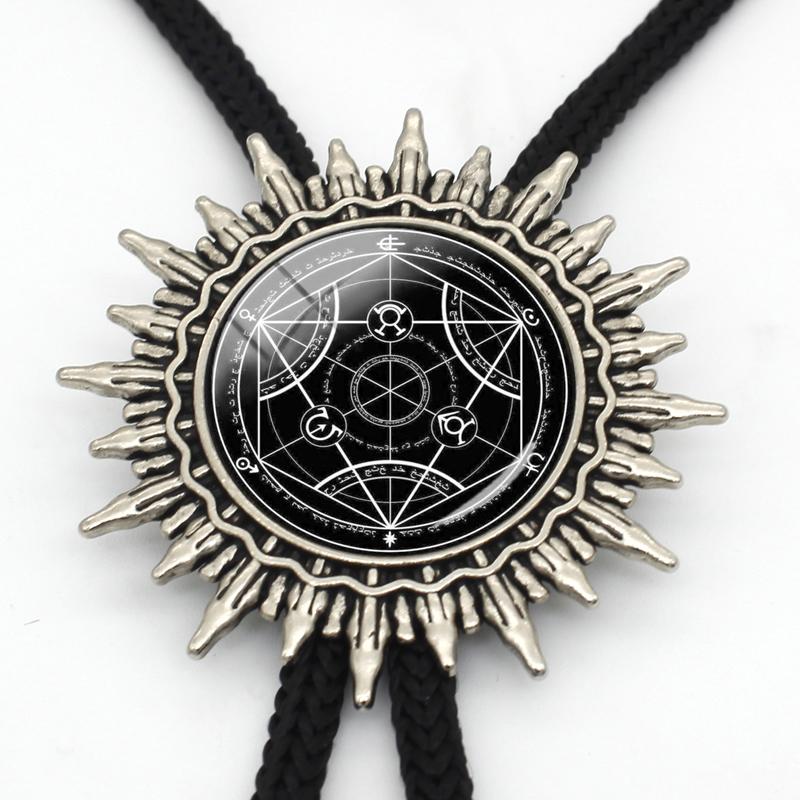 New Arrival Magic Pentagram Bolo Tie Trendy Pentagram Necklace