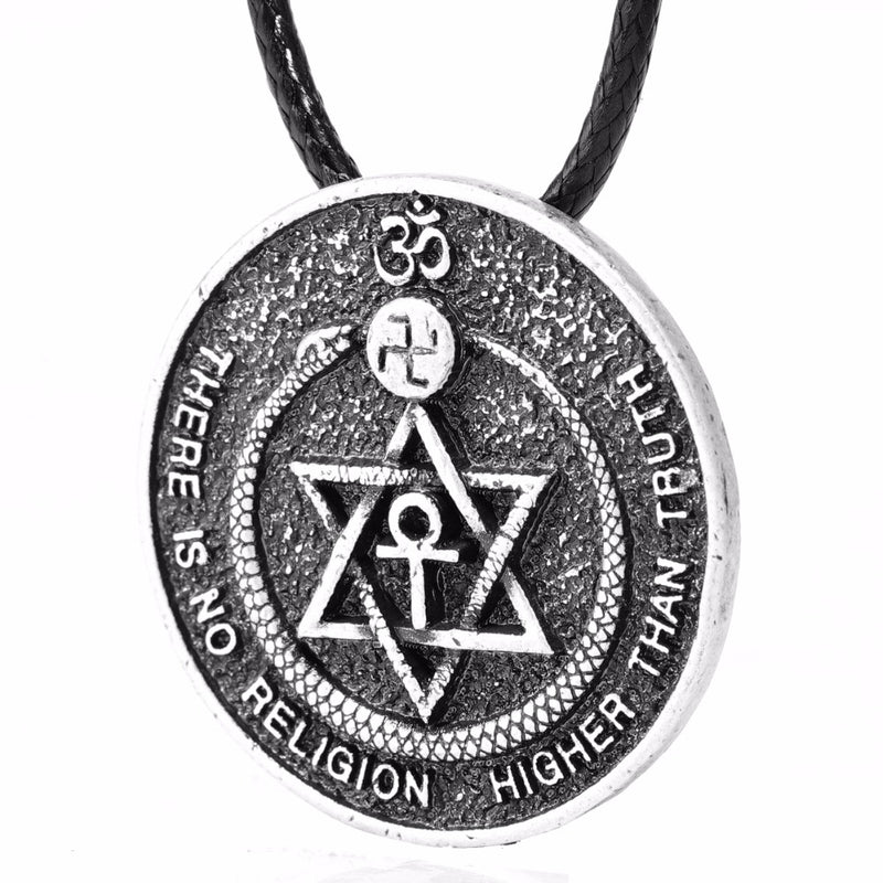 Pendant Necklace Star Ouroboros