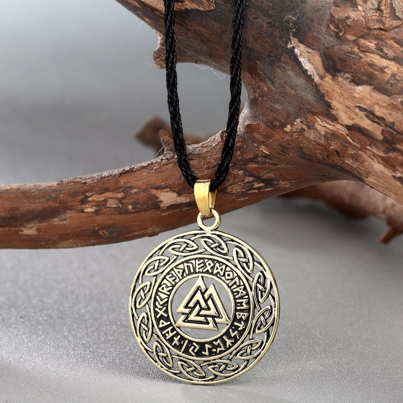 Infinity Knots Runes Necklace Vikings