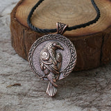 Viking Raven Pendant Black Crow