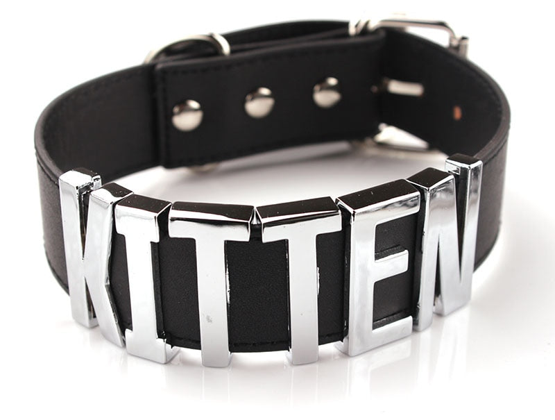 Punk Kitten Black Choker Necklace