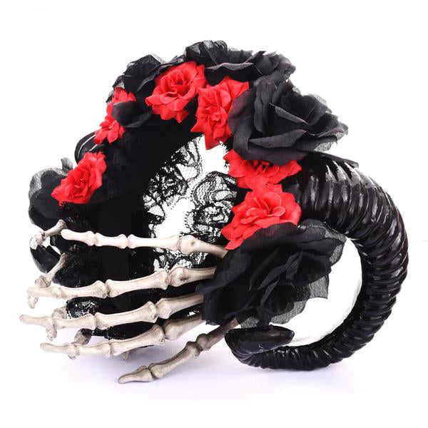 Horn Flowers Hair Accessories