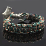 Vintage Silver Rope Braided Viking Bracelets