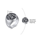 Stainless Steel Church of Satan Male Jewelry