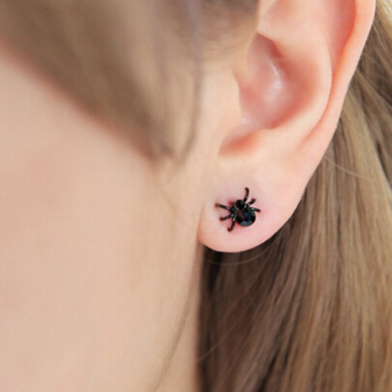 Tiny Spider Earrings Jewelry