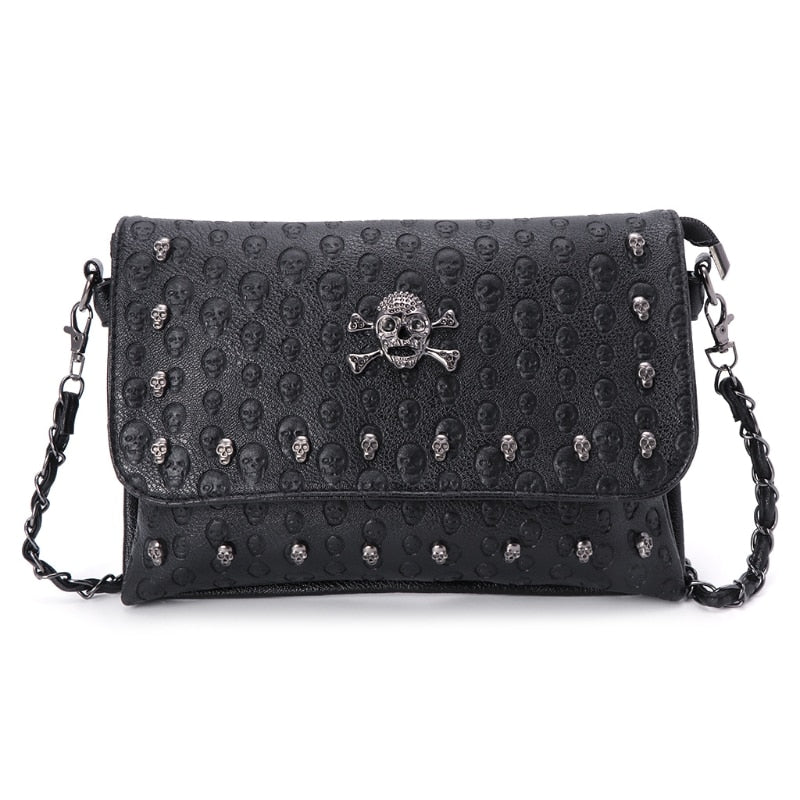 Handbag Rivet Gothic Skull